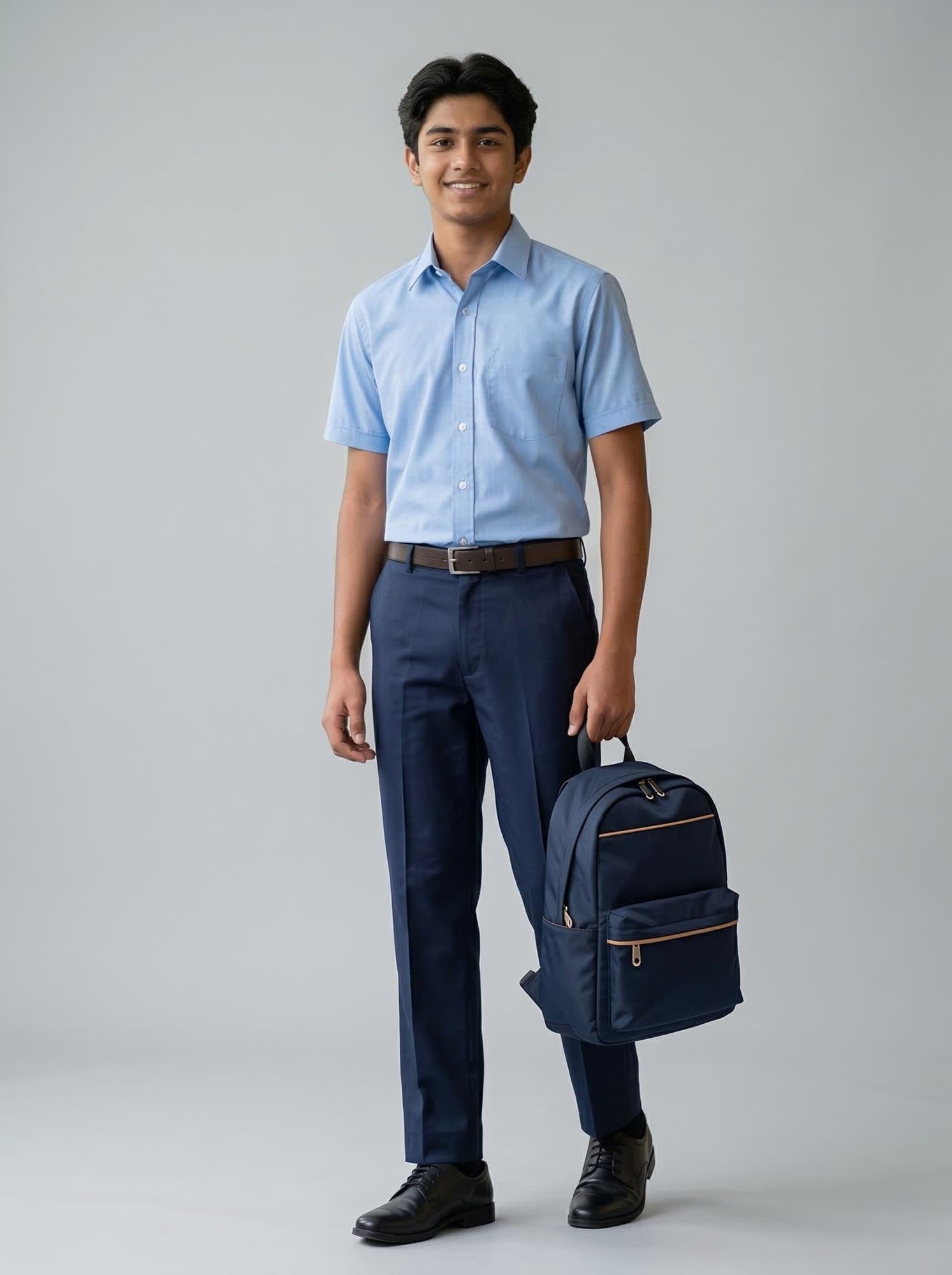 Sky Blue School Uniform Shirt